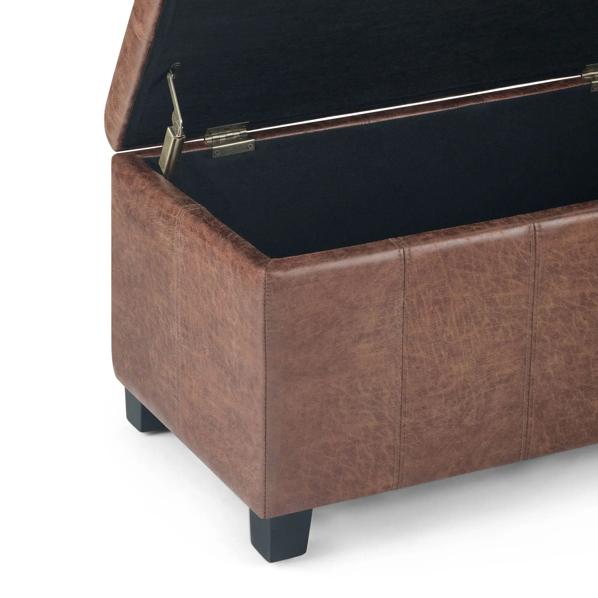 Dover - Upholstered Storage Ottoman Bench by HouseOfZazla