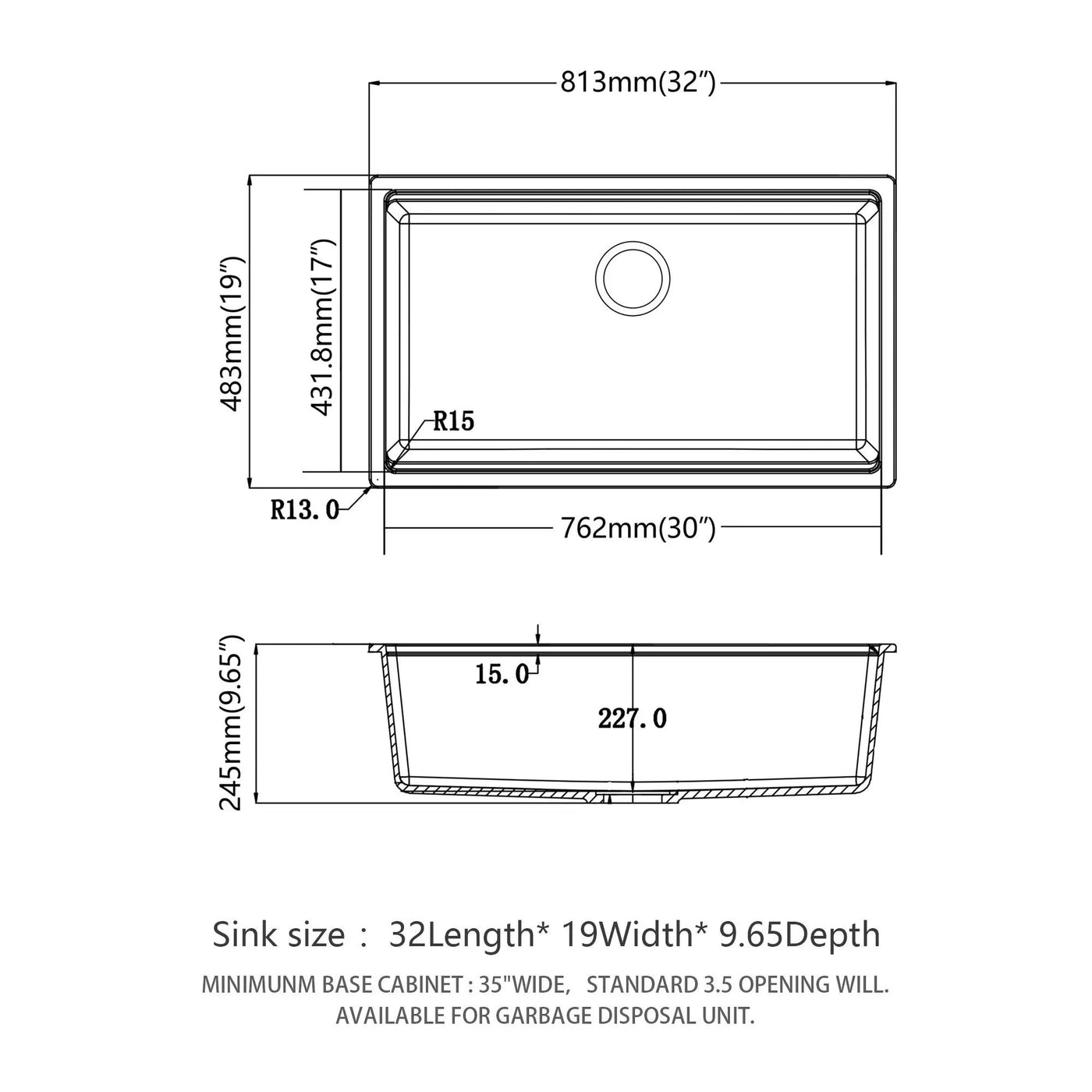 Quartz Kitchen Sink, Granite Composite Workstation Undermount by HouseOfZazla