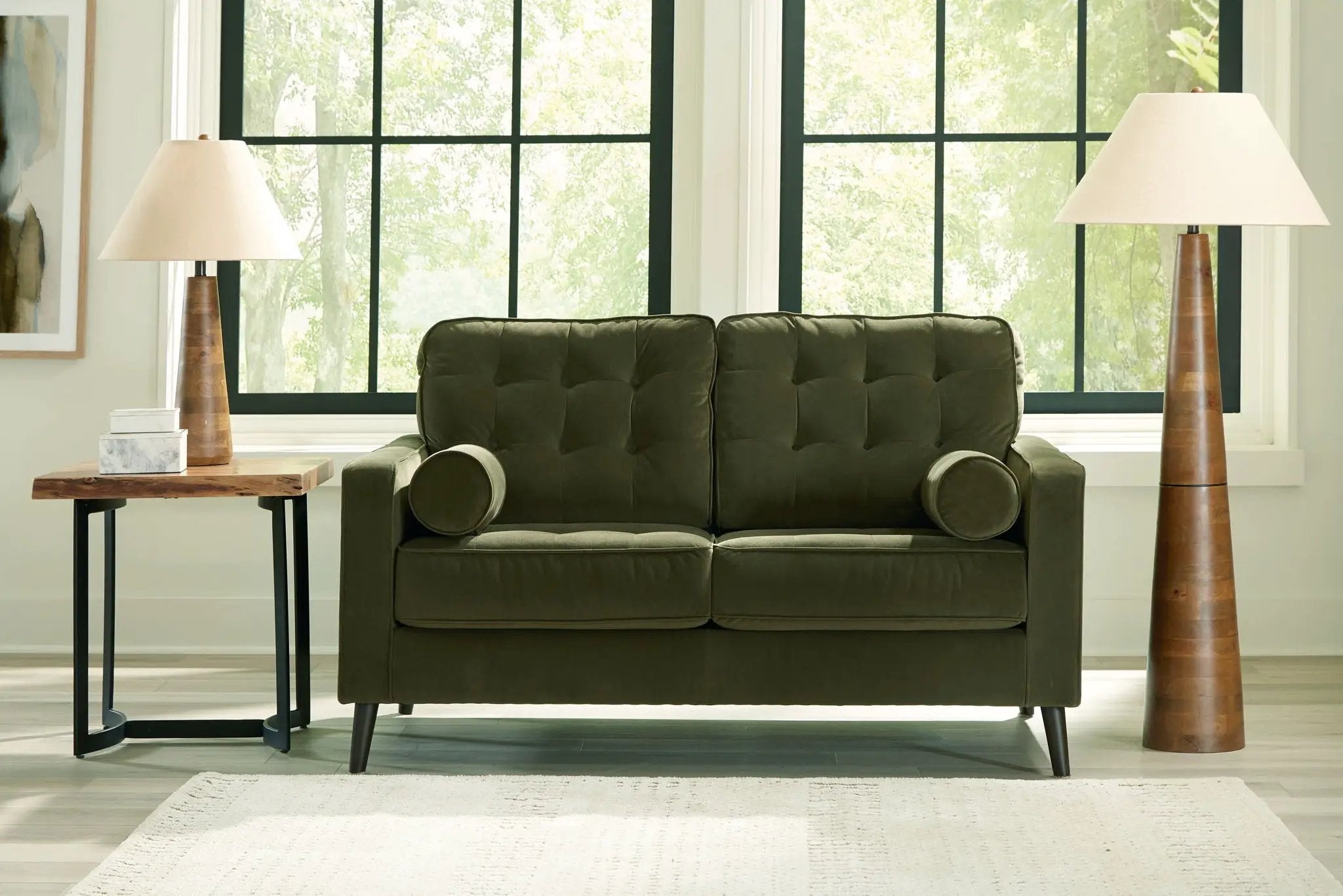 Reveon Lakes - Loveseat - Olive by Unique Piece Furniture