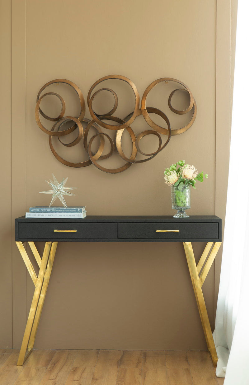 SerethaLeaf Wall Decor - Gold by HouseOfZazla