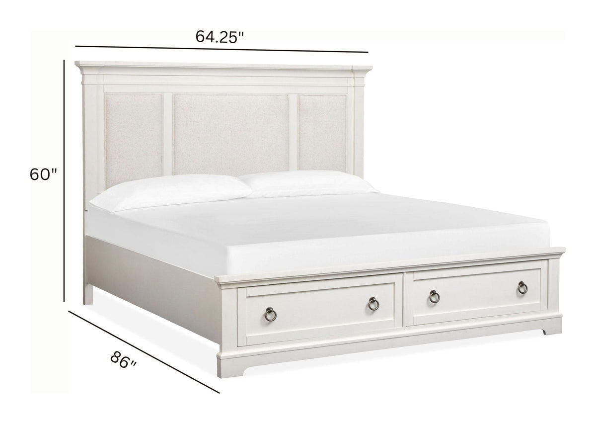 Kingston - Upholstered Panel Storage Bed, photo 2 of 7