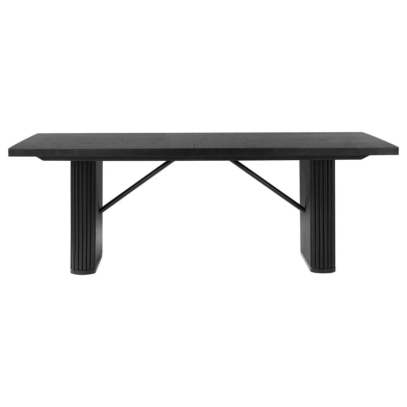 Catherine 7-piece Rectangular Dining Table Set Black by Unique Piece Furniture