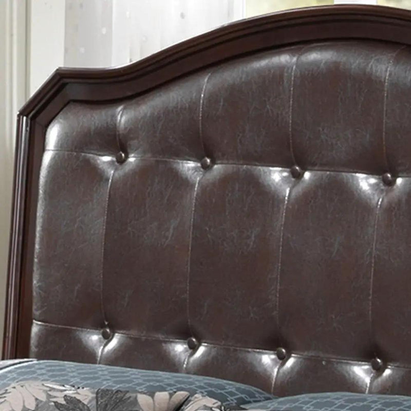 Bed With Transitional Design by Unique Piece Furniture