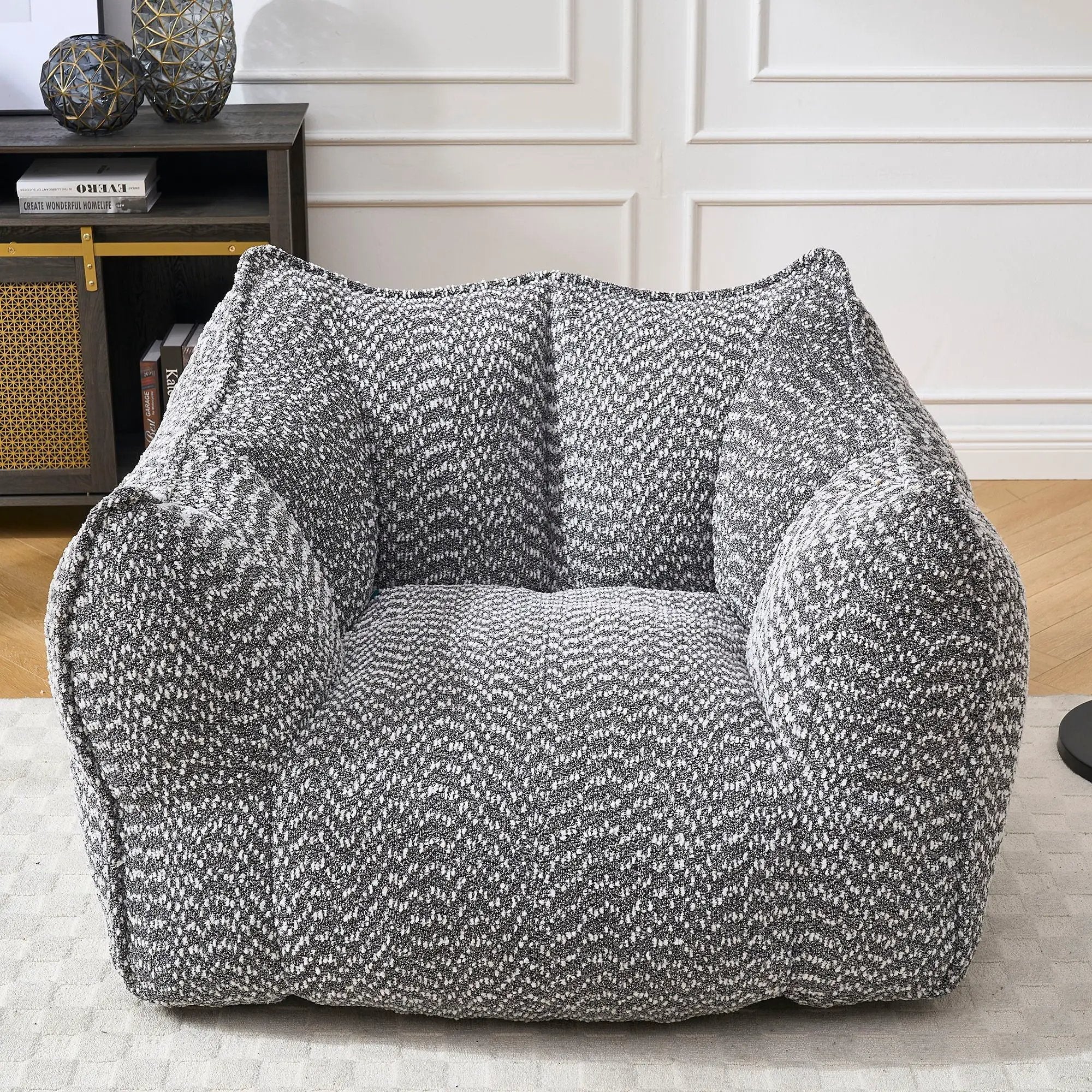 Comfortable Chenille Sofa Chairs With Highly Resilient Foam by HouseOfZazla