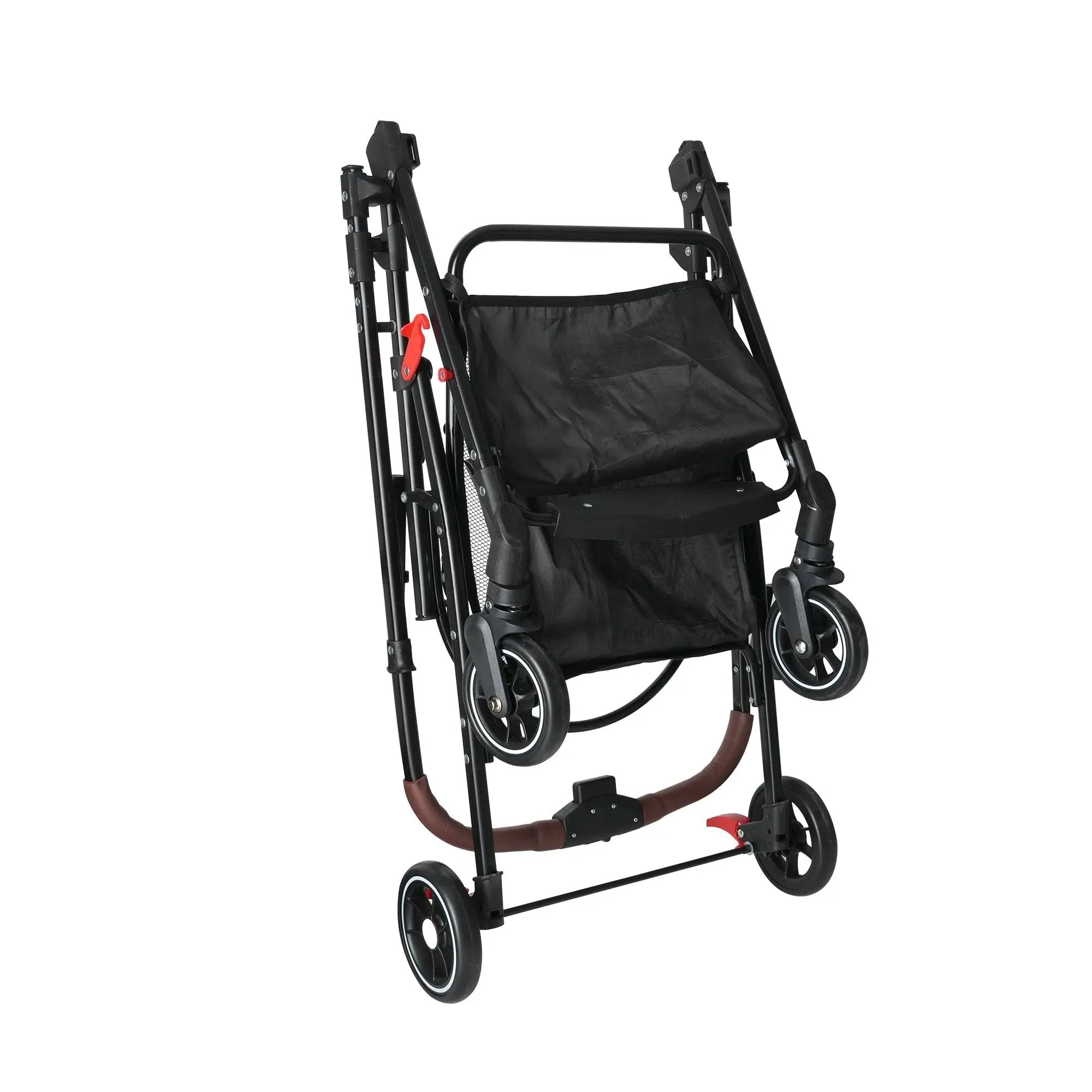 4-Wheel Foldable Pet Stroller for Dogs and Cats by HouseOfZazla