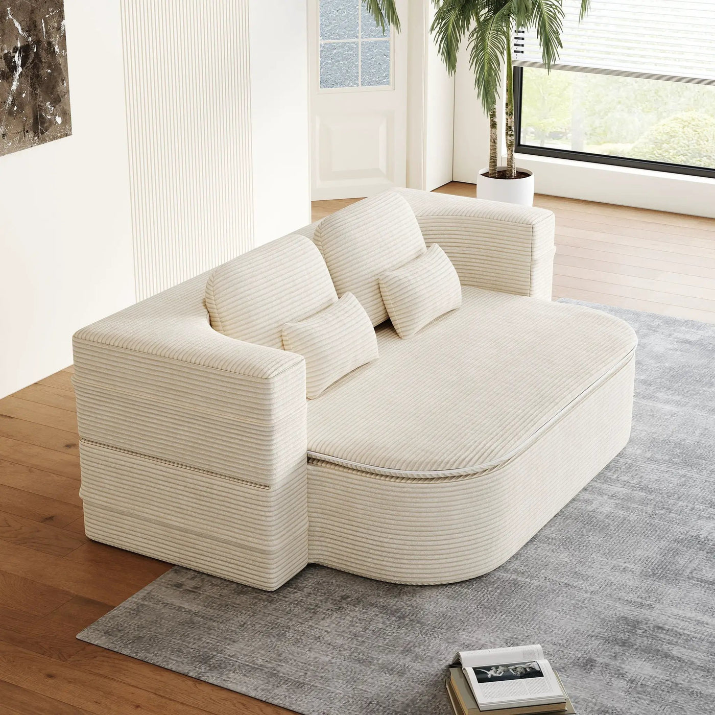 2 In 1 Foldable Sofa Bed With Multi Functional Blanket by HouseOfZazla