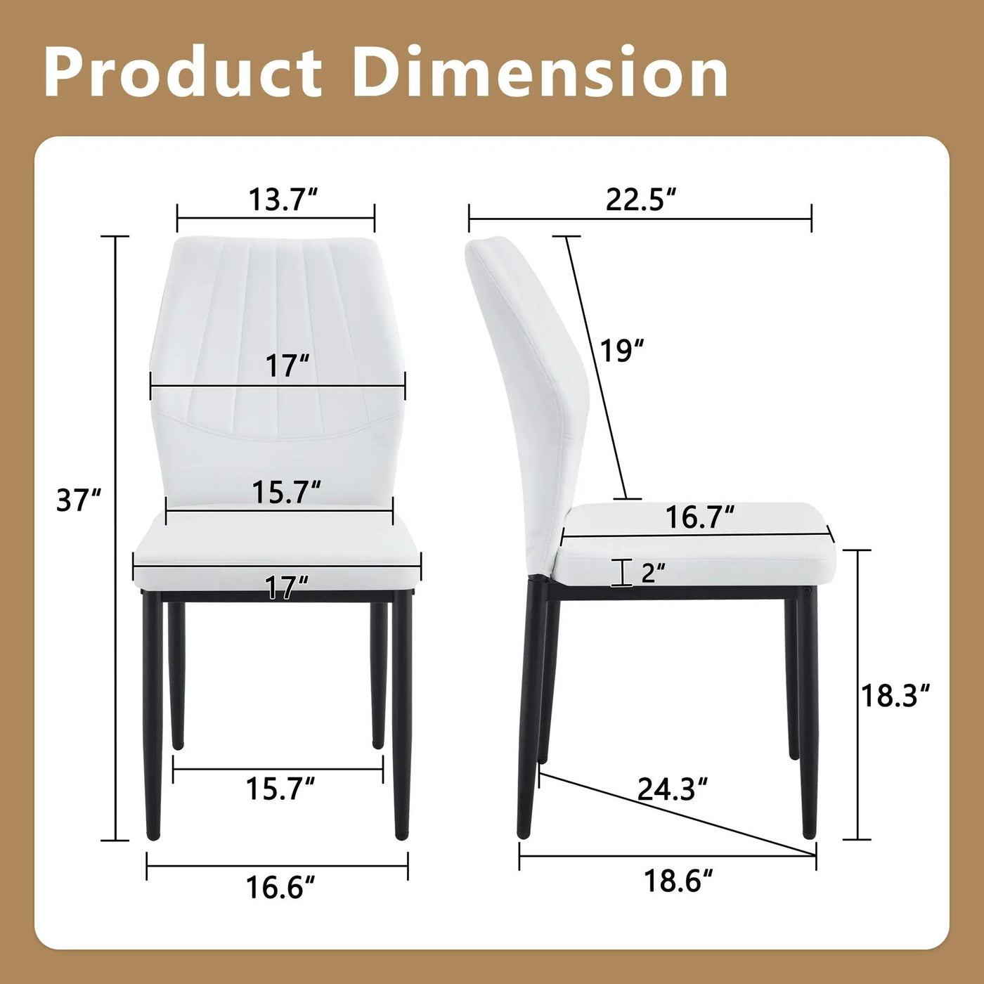 Dining Chairs With Shell Pattern, Comfort and Style by HouseOfZazla
