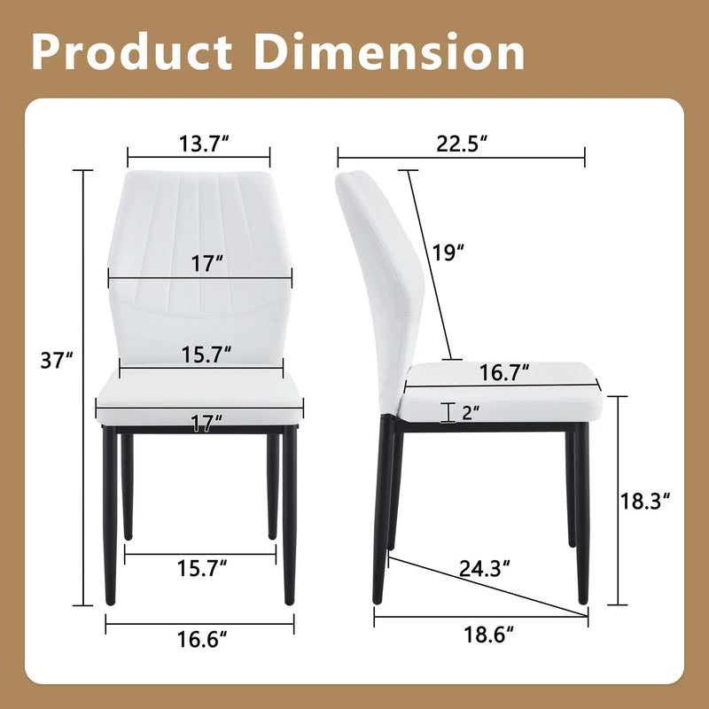 Dining Chairs With Shell Pattern, Comfort and Style by HouseOfZazla