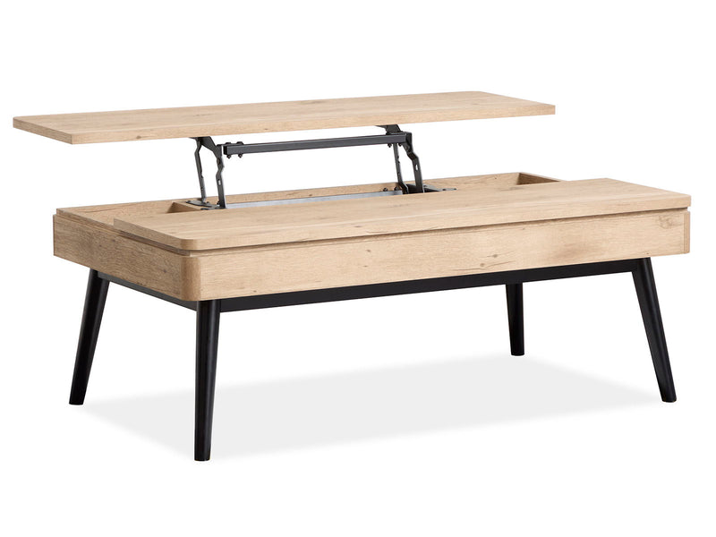 Fletcher - Lift Top Storage Cocktail Table - Driftwood, photo 4 of 7