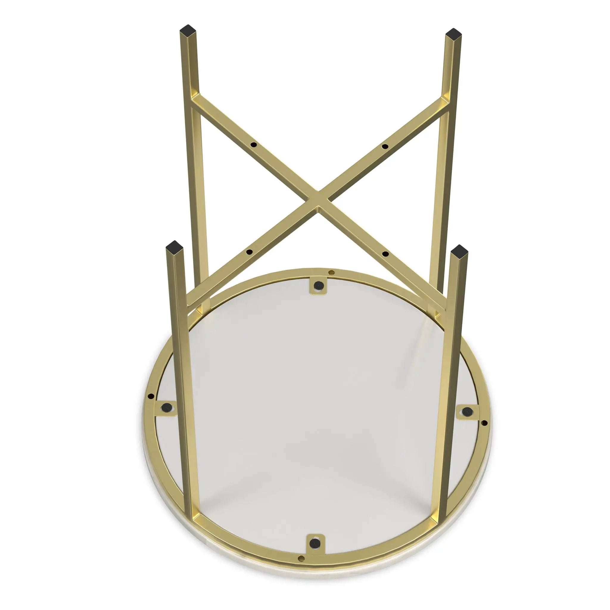 Tara - Side Table - Gold by HouseOfZazla