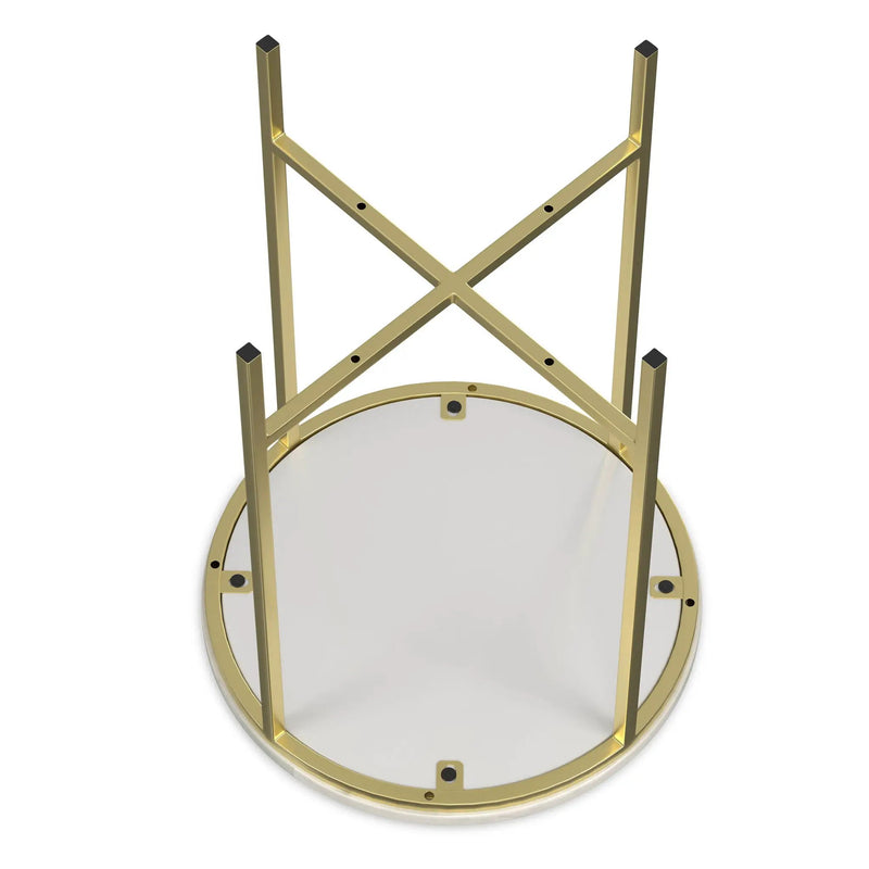 Tara - Side Table - Gold by HouseOfZazla