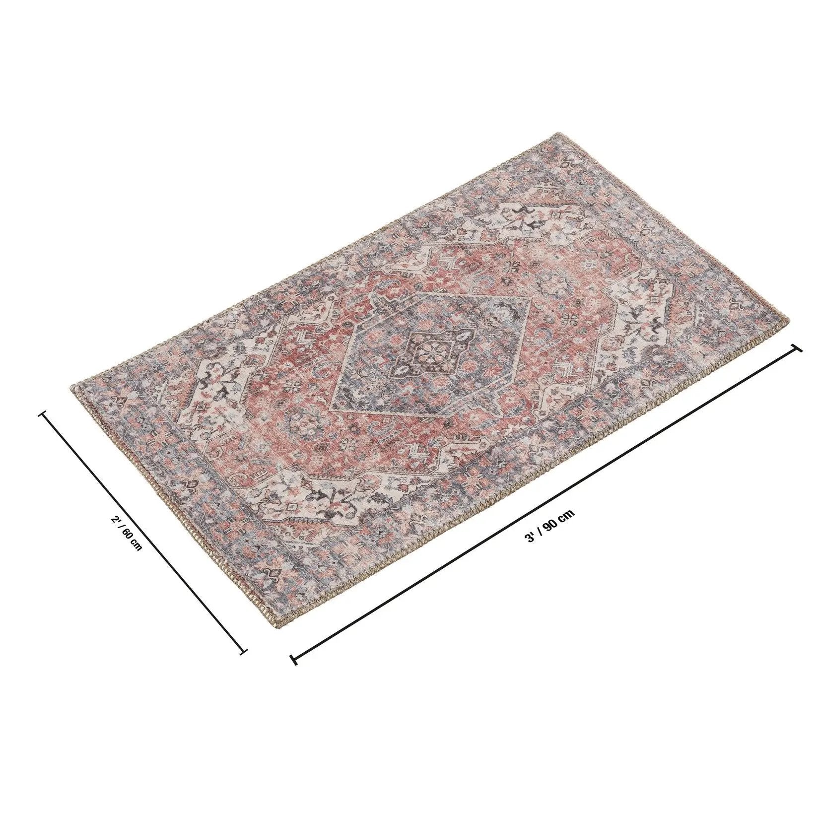 Majestic GC_RYL1009 Rose 2 ft. x 3 ft. Area Rug by HouseOfZazla