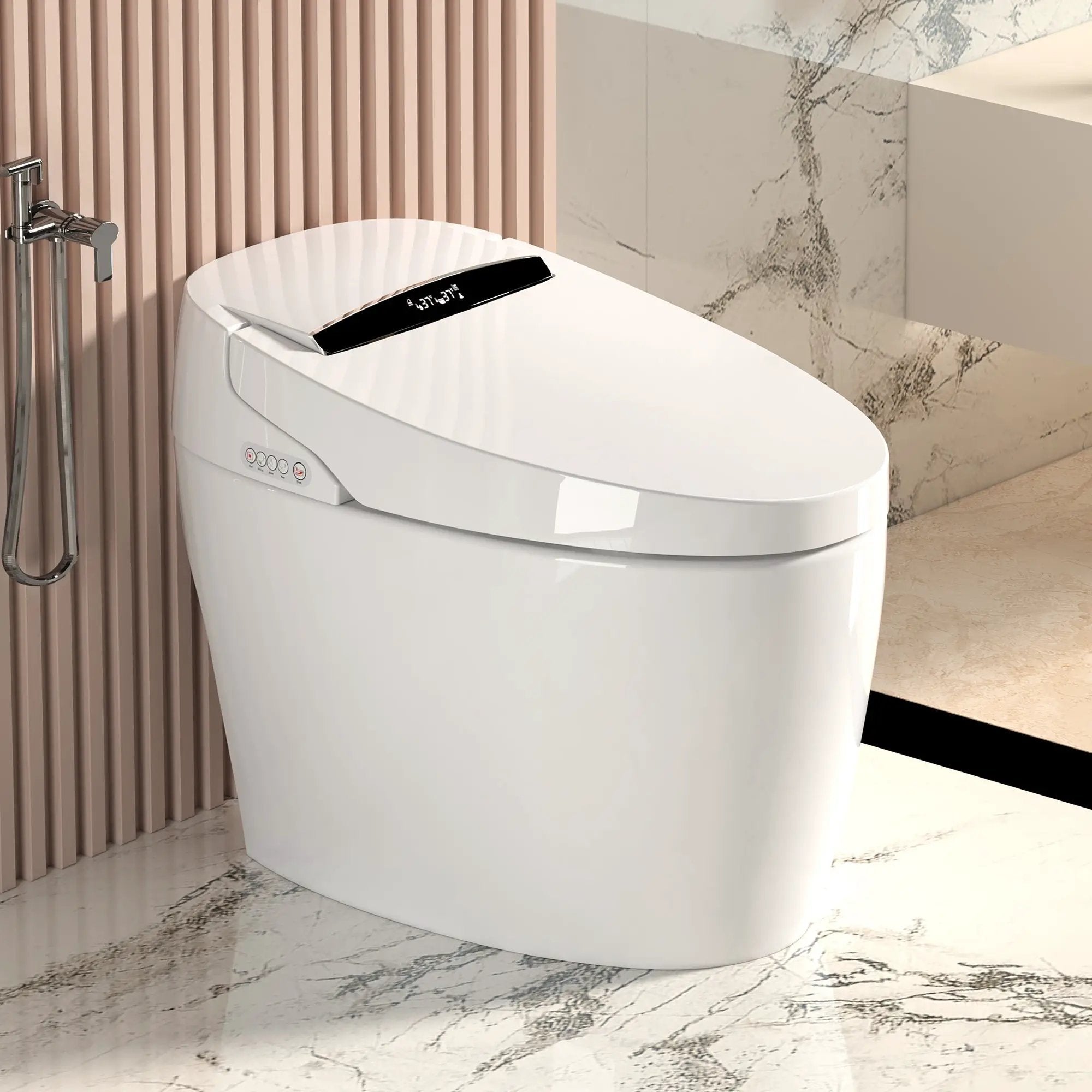 Smart Toilets with Heated Bidet Seat by HouseOfZazla