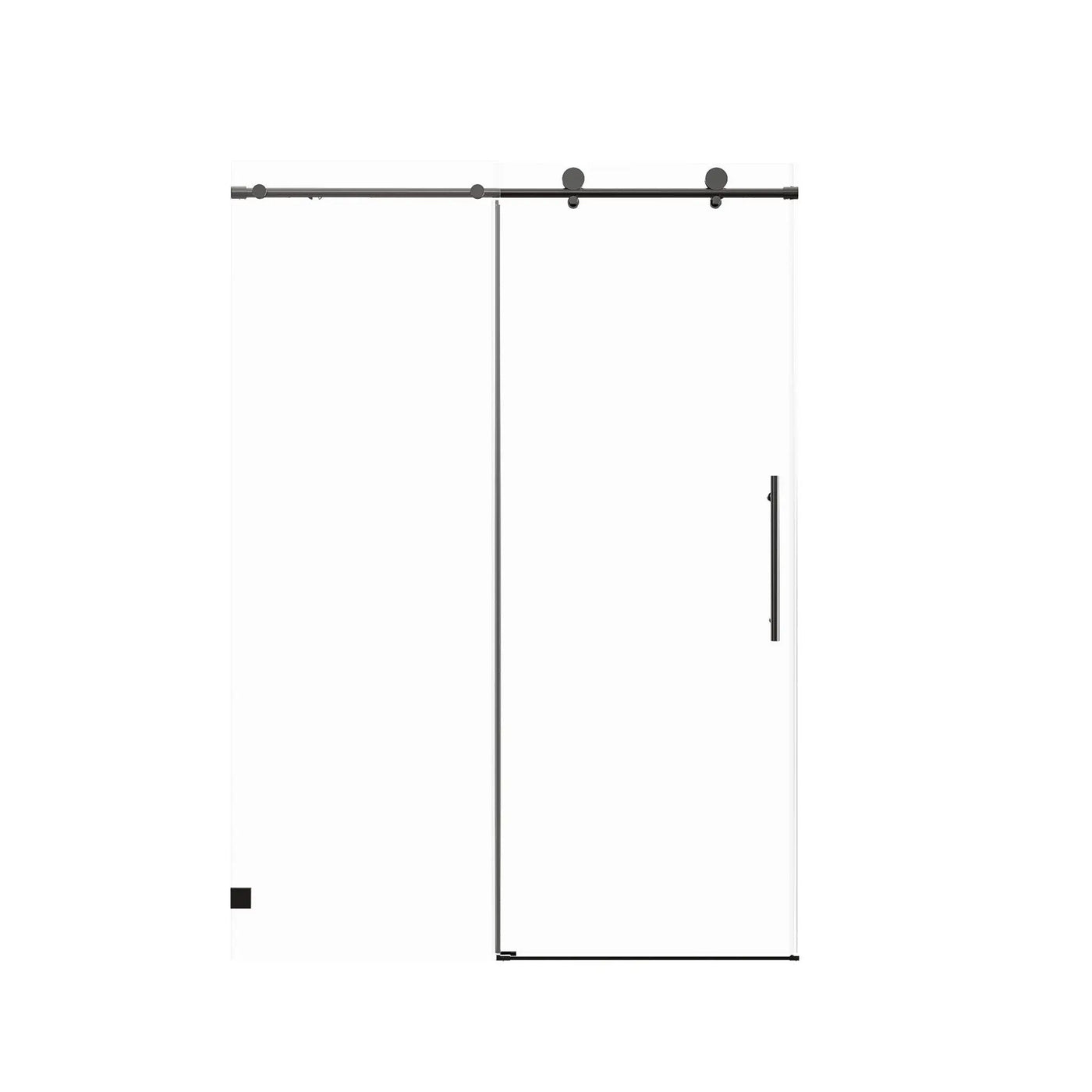 Frameless Single Sliding Soft Close Shower Doors, 5/16" Sgcc Tempered Glass by HouseOfZazla