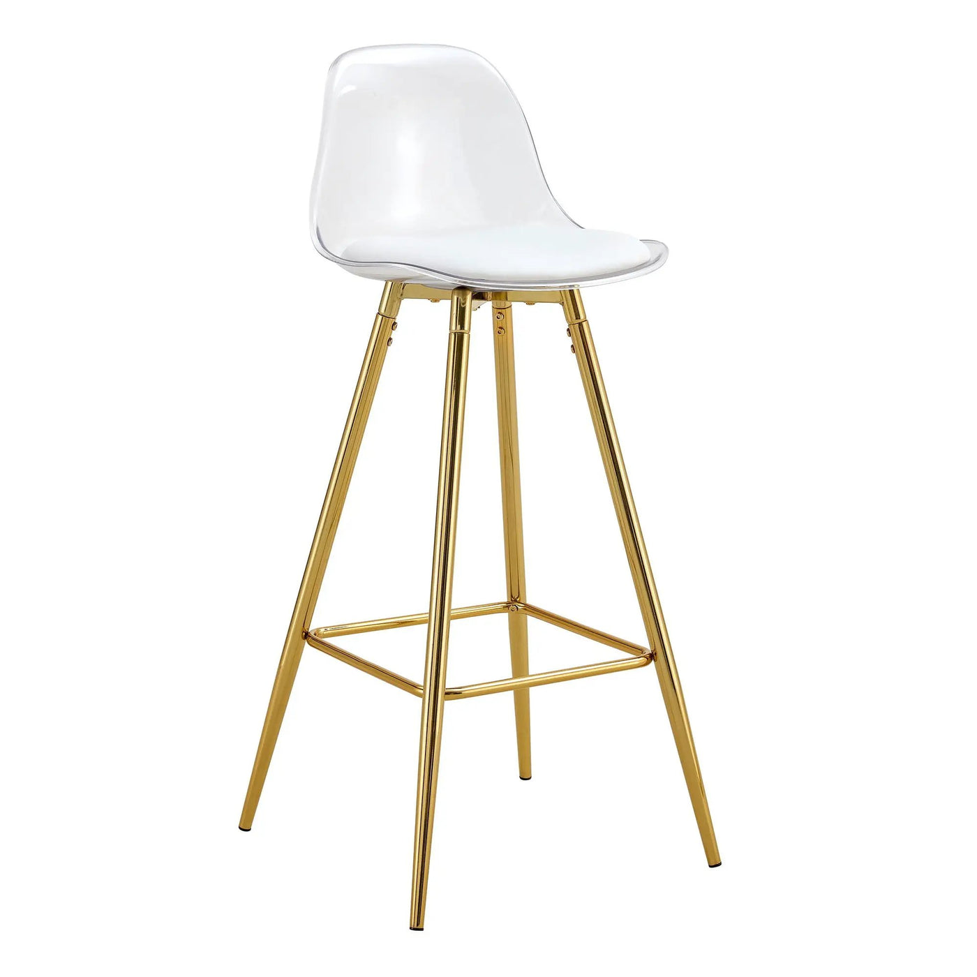 Stylish Upholstered Bar Chairs with Metal Legs by HouseOfZazla