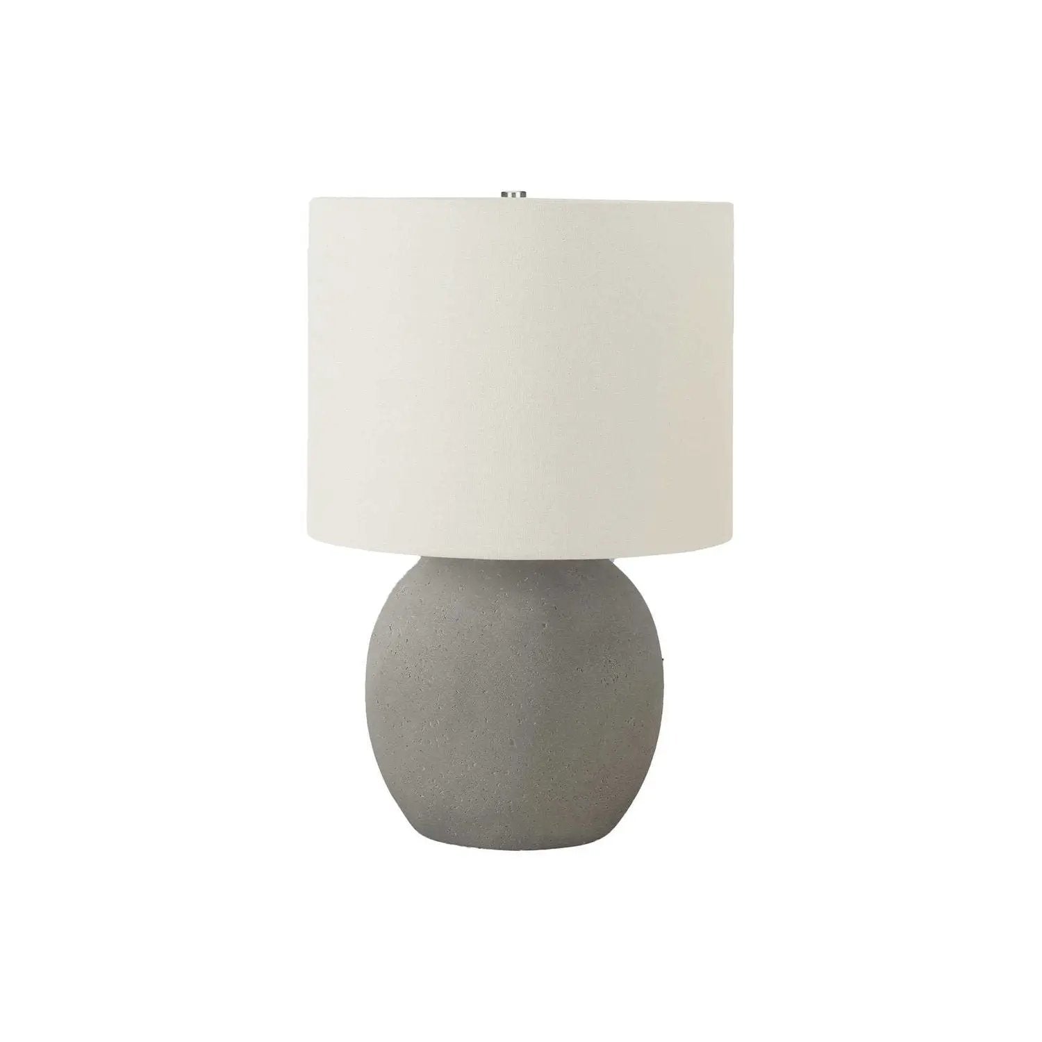 Lighting, Table Lamp, Concrete, Contemporary - Gray / Cream by Unique Piece Furniture