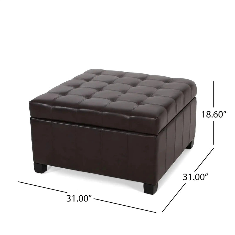 Isabella - Contemporary Ottoman With Storage by HouseOfZazla