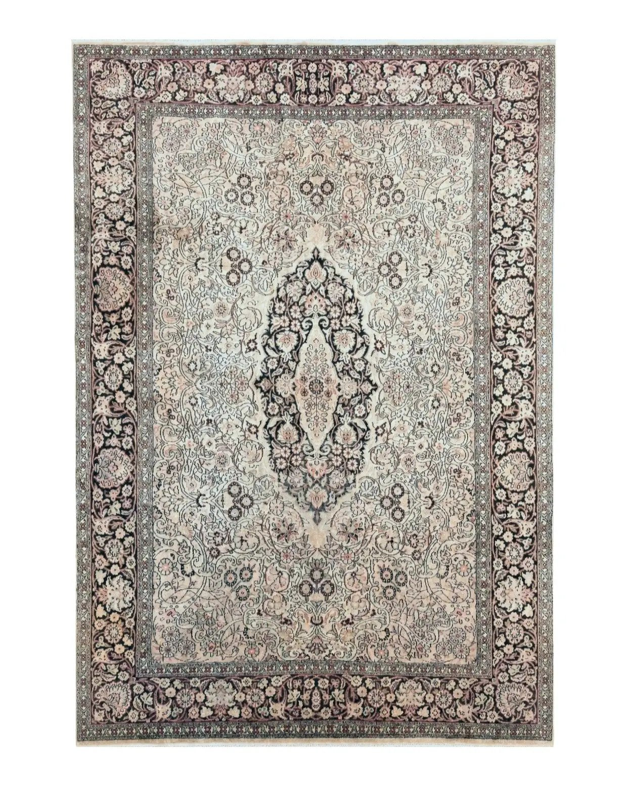 Silk Indian Kashmiri Rug 6x9 by Jewel Rugs
