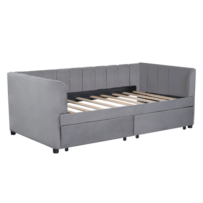 Upholstered Daybed With Ergonomic Design Backrest by Unique Piece Furniture