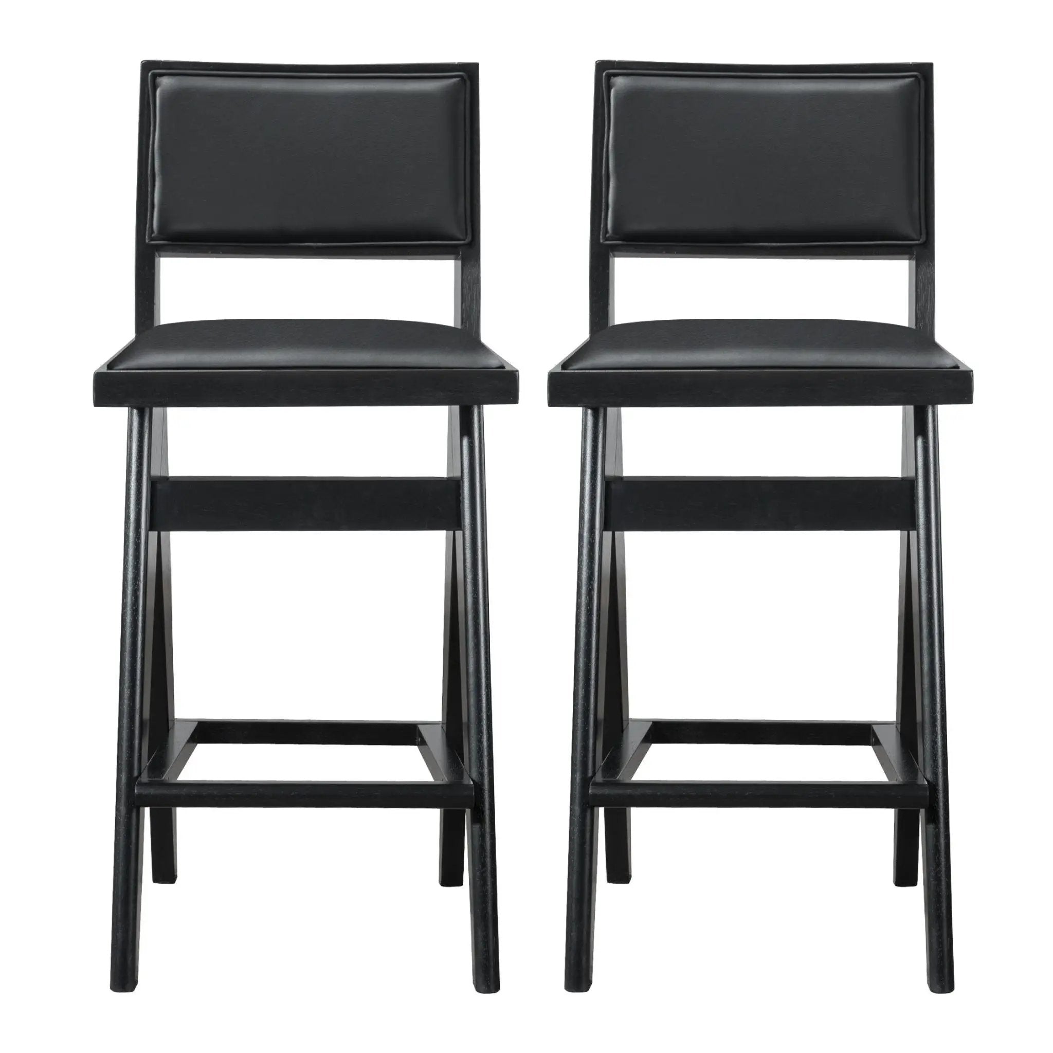 Keira - Bar Stool (Set of 2) - Black by HouseOfZazla