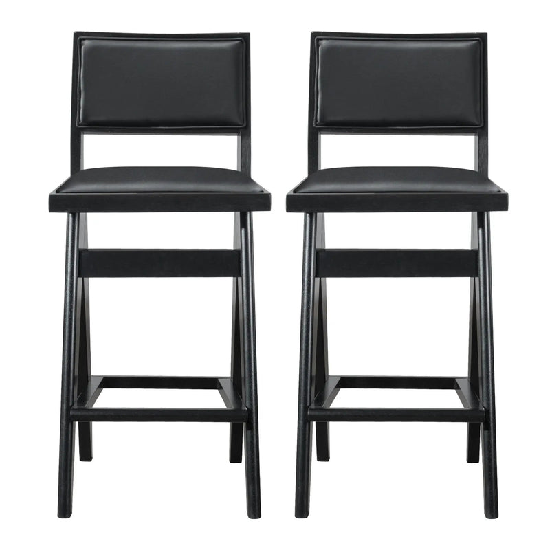 Keira - Bar Stool (Set of 2) - Black by HouseOfZazla