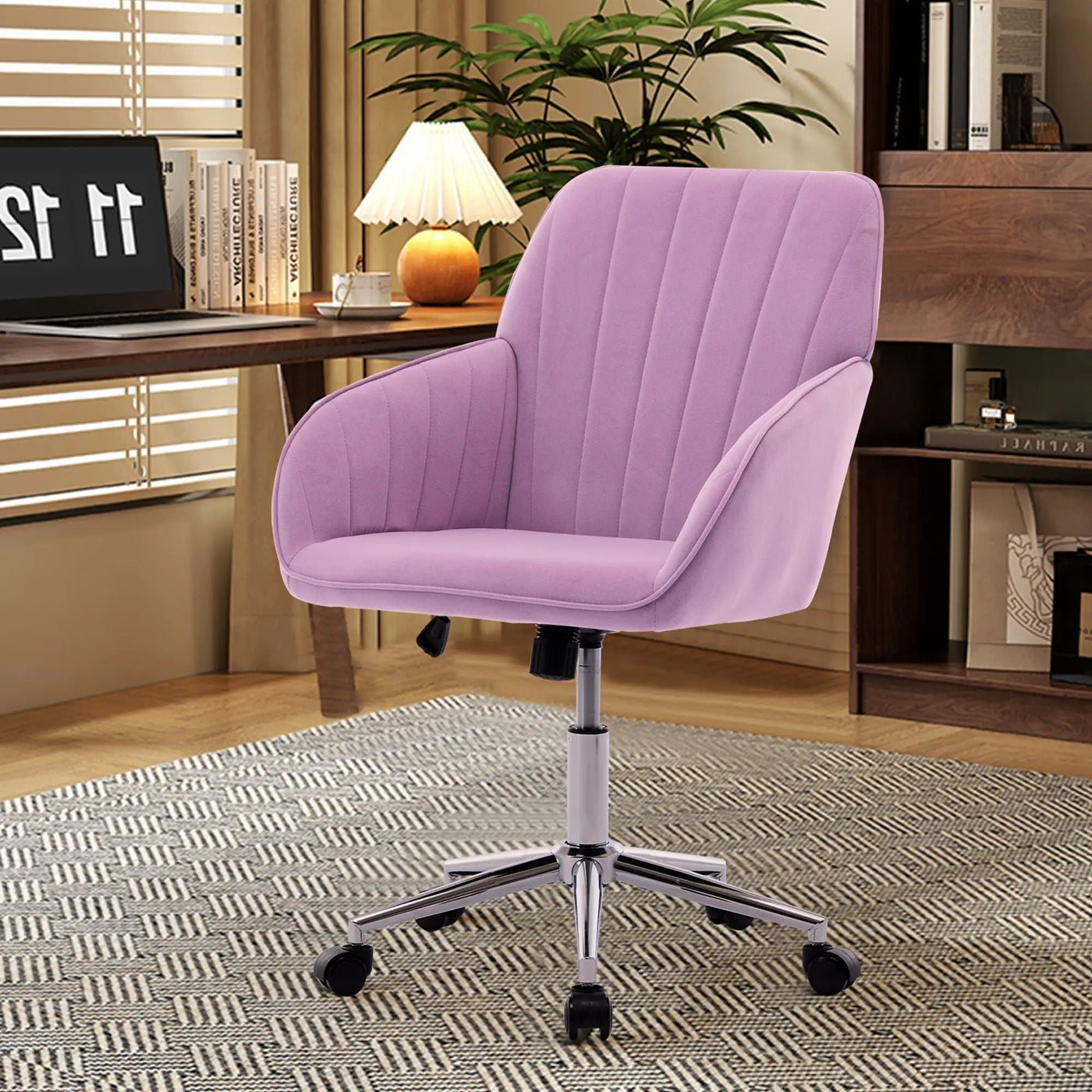 Adjustable Ergonomic Office Chair, Swivel Backrest Seat by HouseOfZazla