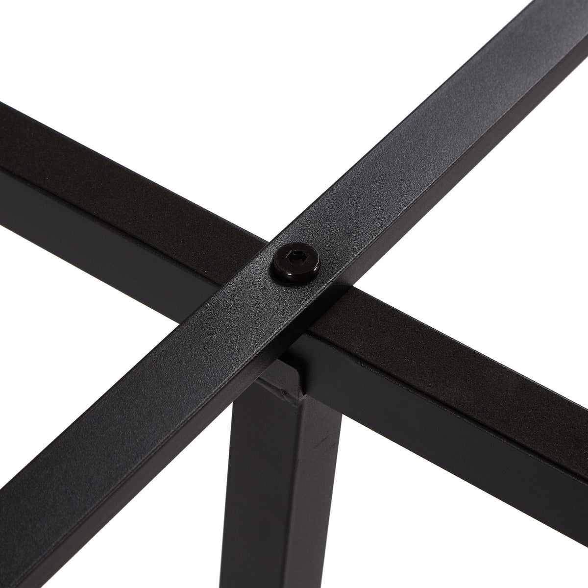 Metal Platform Bed Frame with Wooden Headboard and USB - Dark Brown, photo 4 of 10