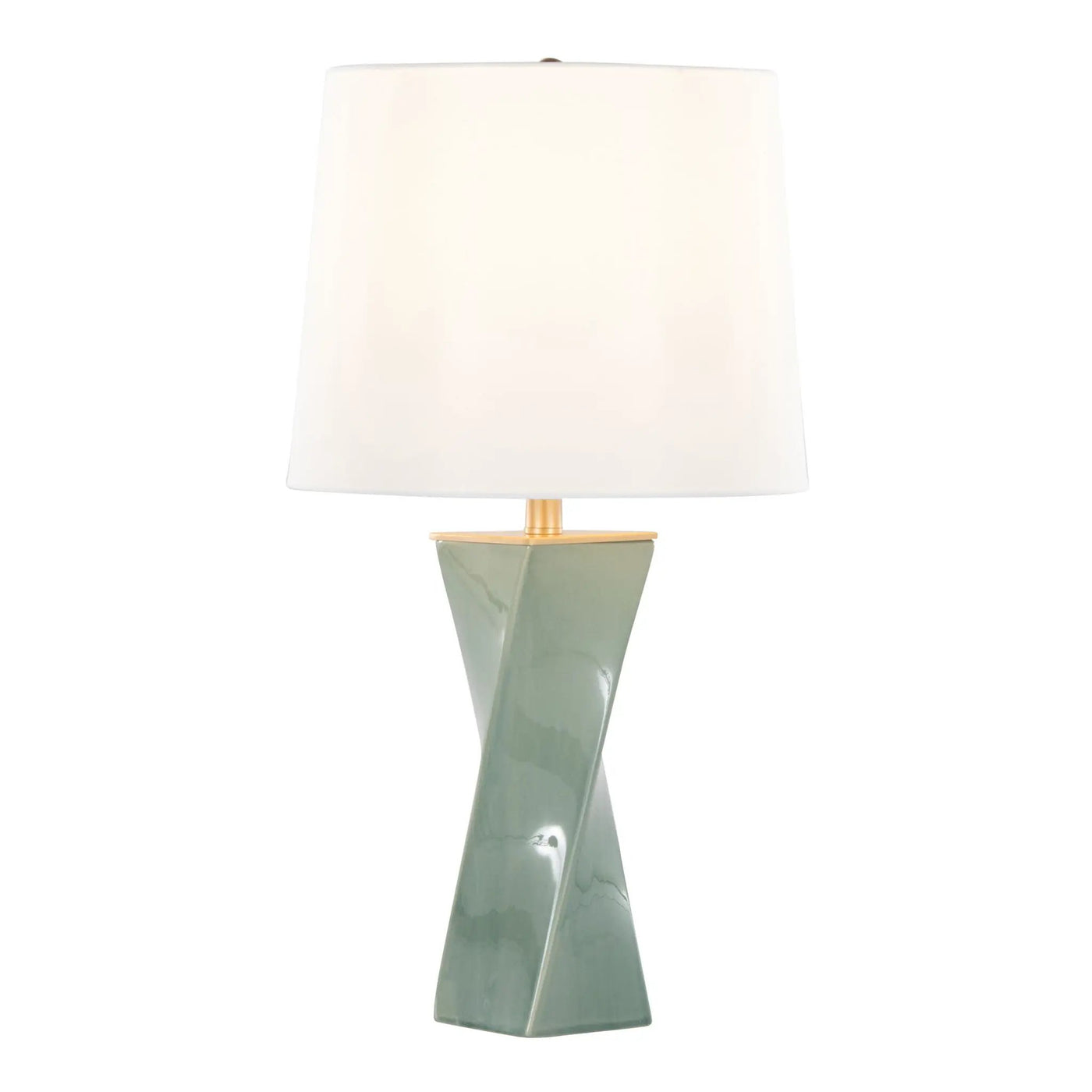 Curvo - Square Contemporary Table Lamp by HouseOfZazla
