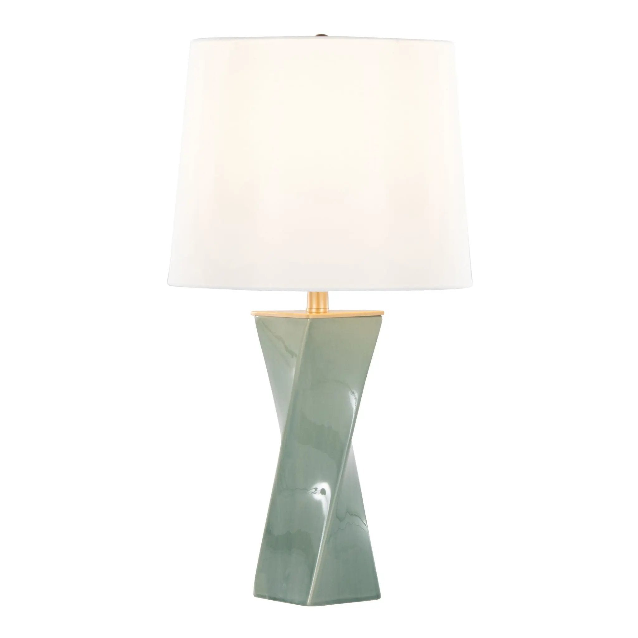 Curvo - Square Contemporary Table Lamp by HouseOfZazla
