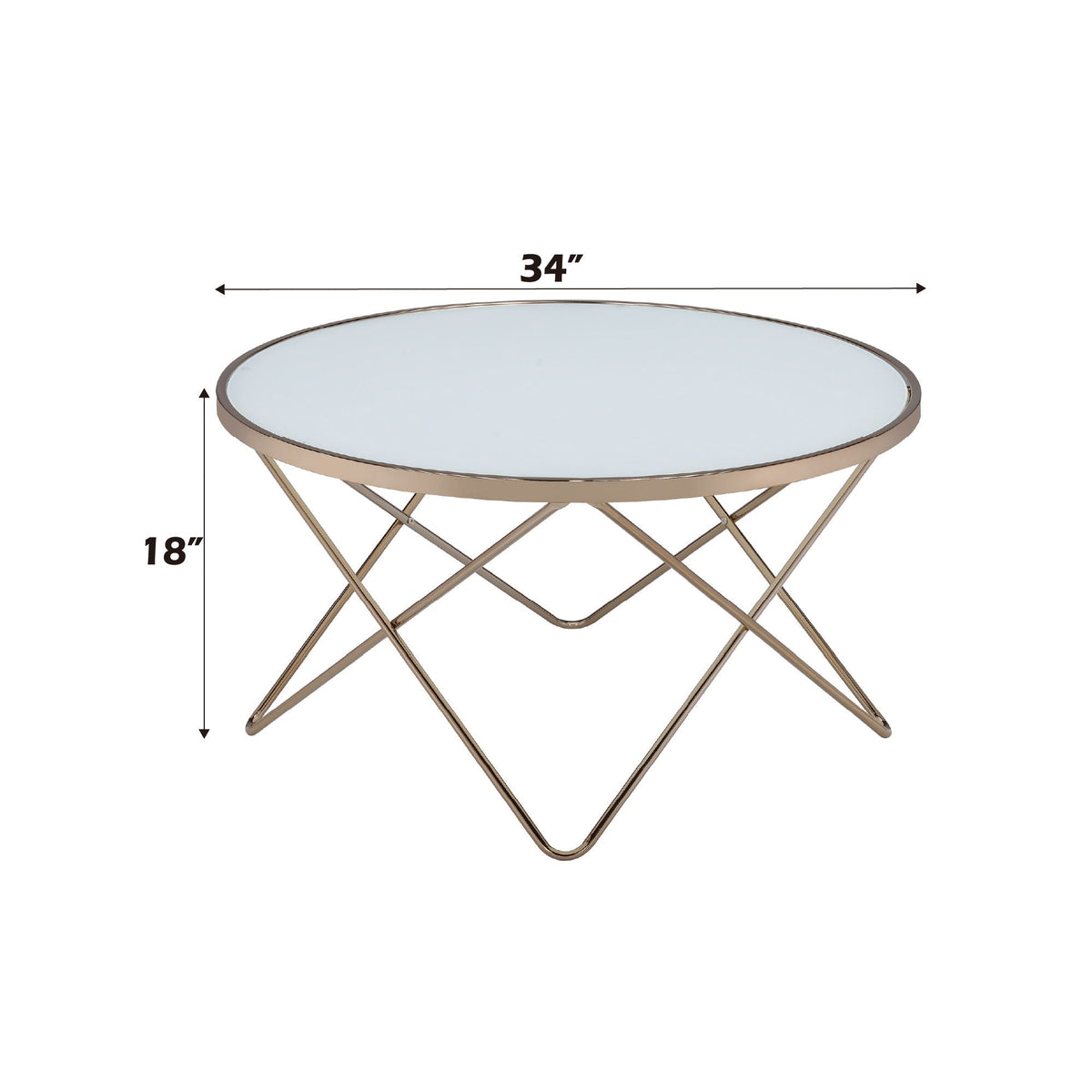Valora Glass Coffee Table with Smoky Glass Top - Black or White, photo 7 of 12