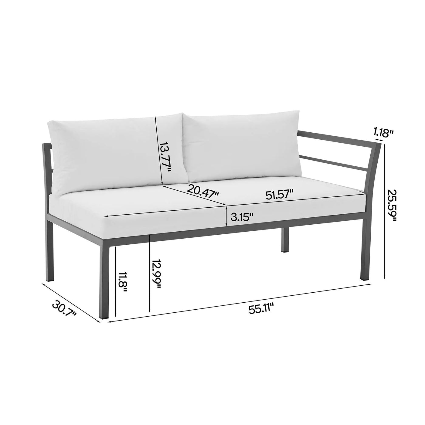 Sunnyside - 5 Piece Outdoor Conversation Set by HouseOfZazla