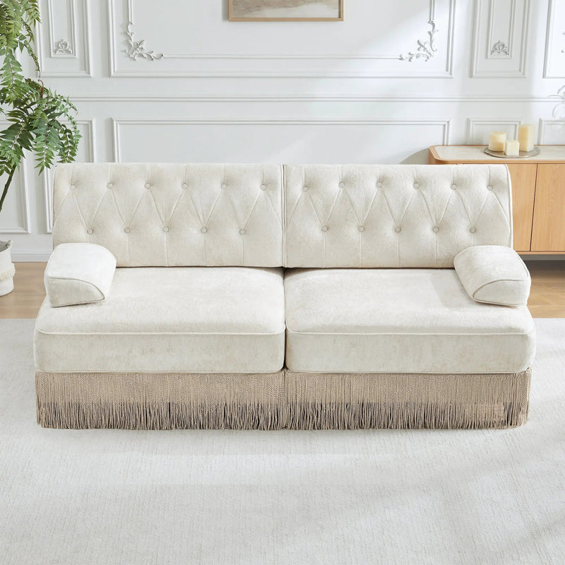 Soft Velvet Chesterfield Style Sofa by HouseOfZazla