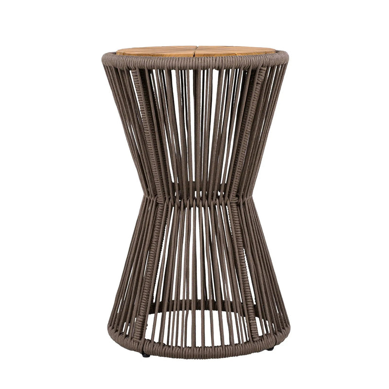 Outdoor Side Table, Dark by HouseOfZazla