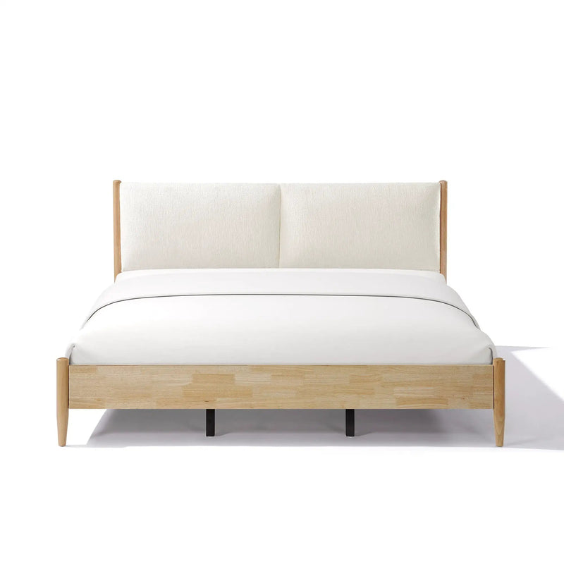 King Natural Wood Bed Frame, photo 6 of 10