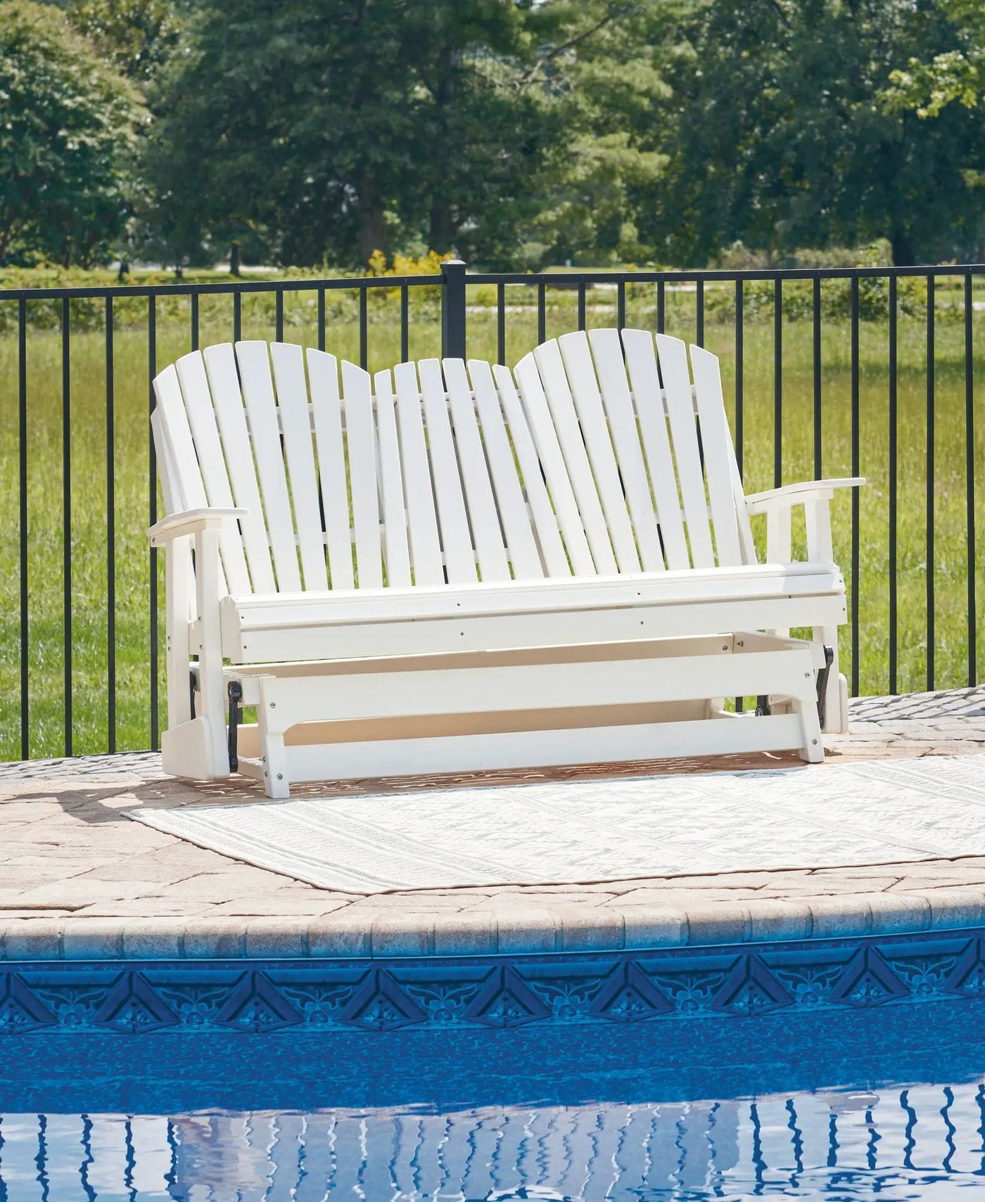 Hyland Wave - Glider Loveseat by Unique Piece Furniture