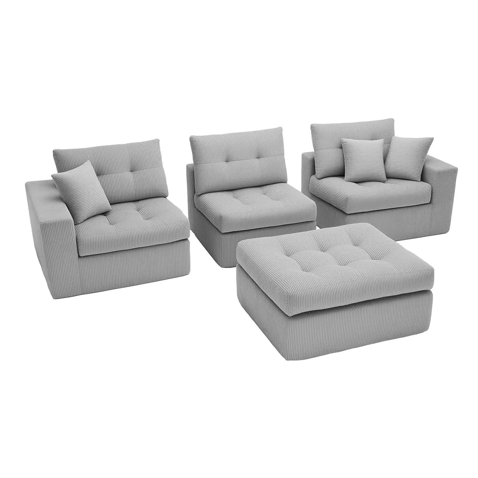 Corner Chaise L-Shaped Sectional Sofa Bed by HouseOfZazla