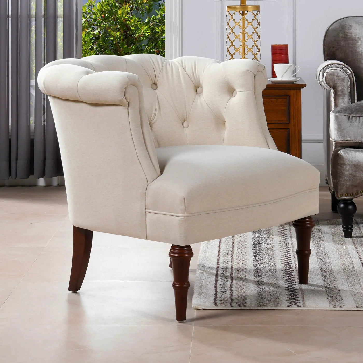 Katherine - Tufted Accent Chair by HouseOfZazla