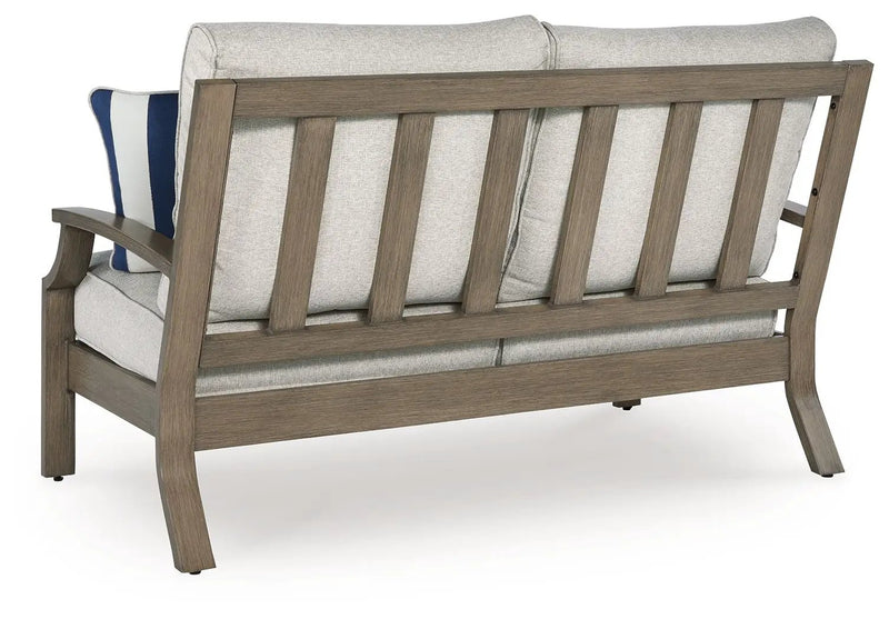 Rainier Ranch - Loveseat With Cushion - Brown / Beige by Unique Piece Furniture