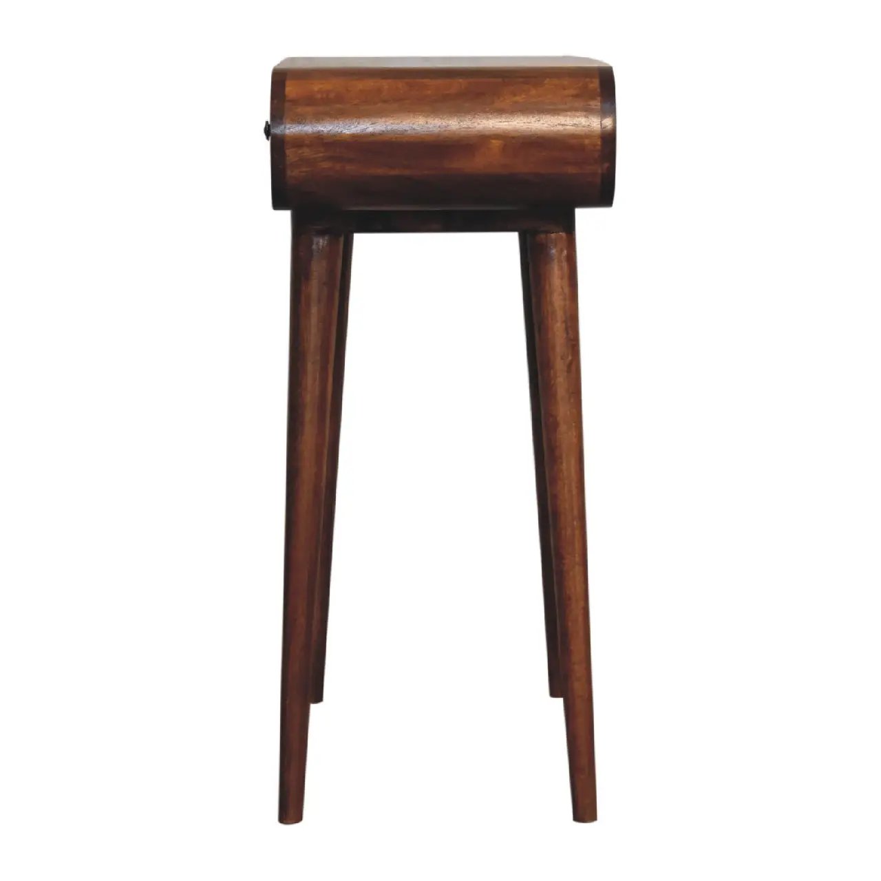 Solid Wood Mini Round Chestnut Fold Vanity by HouseOfZazla