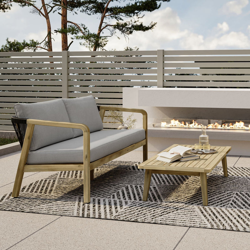 Palmetto - Outdoor Sofa - Stone Gray by HouseOfZazla