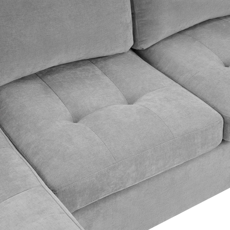 U Shaped Sectional Sofa, Corner Living Room Couch With Built In Cup Holders, Storage, USB Ports by HouseOfZazla