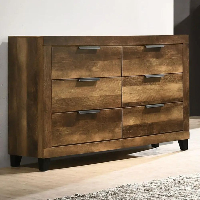 Morales - Dresser - Rustic Oak by Unique Piece Furniture