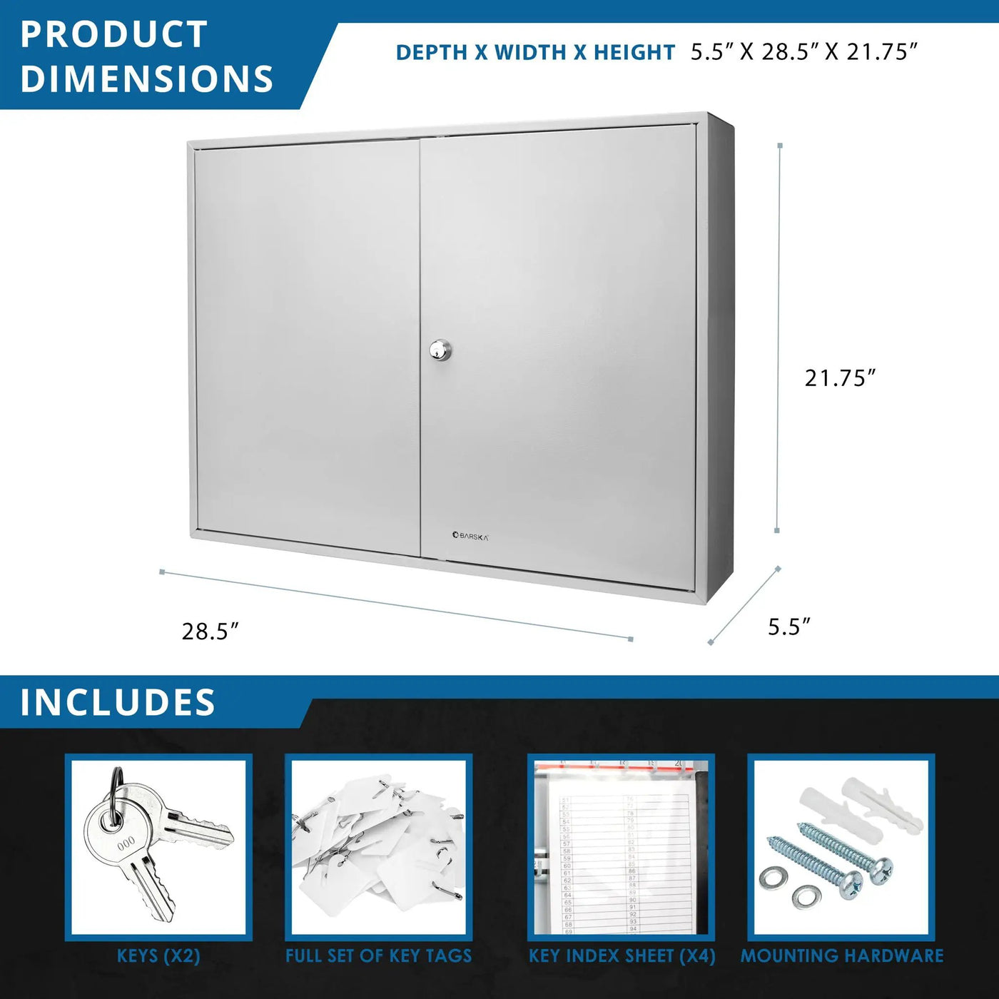 Adjustable Key Cabinet With Lock by HouseOfZazla