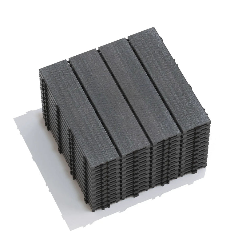 Patio Deck Tiles, Pack Of 22 by HouseOfZazla