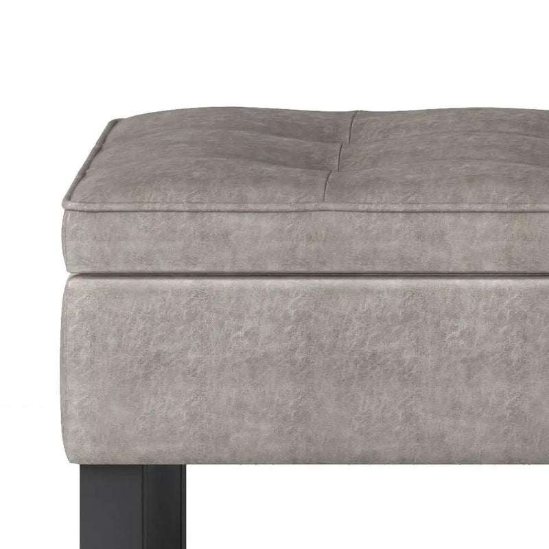 Cosmopolitan - Storage Ottoman Bench With Open Bottom by HouseOfZazla