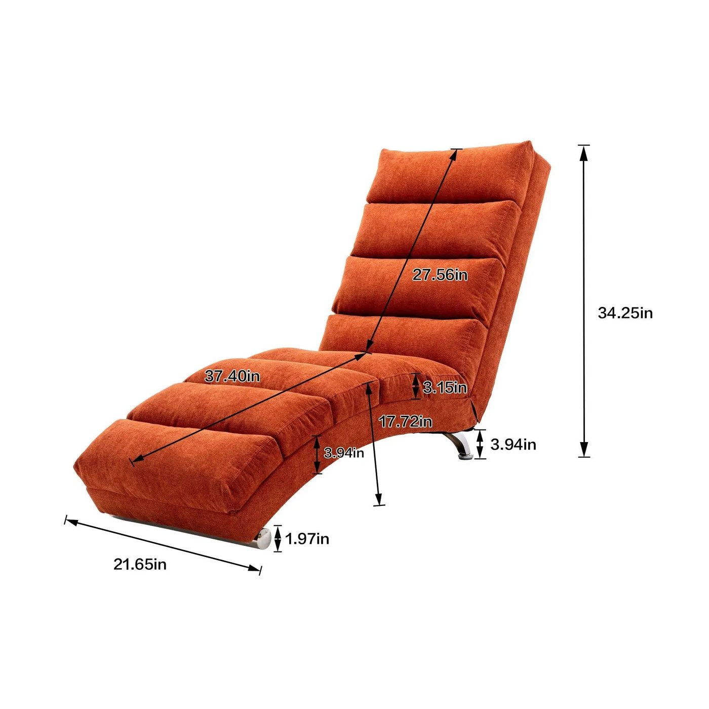 Massage Chaise Lounge Indoor With Remote Control by HouseOfZazla