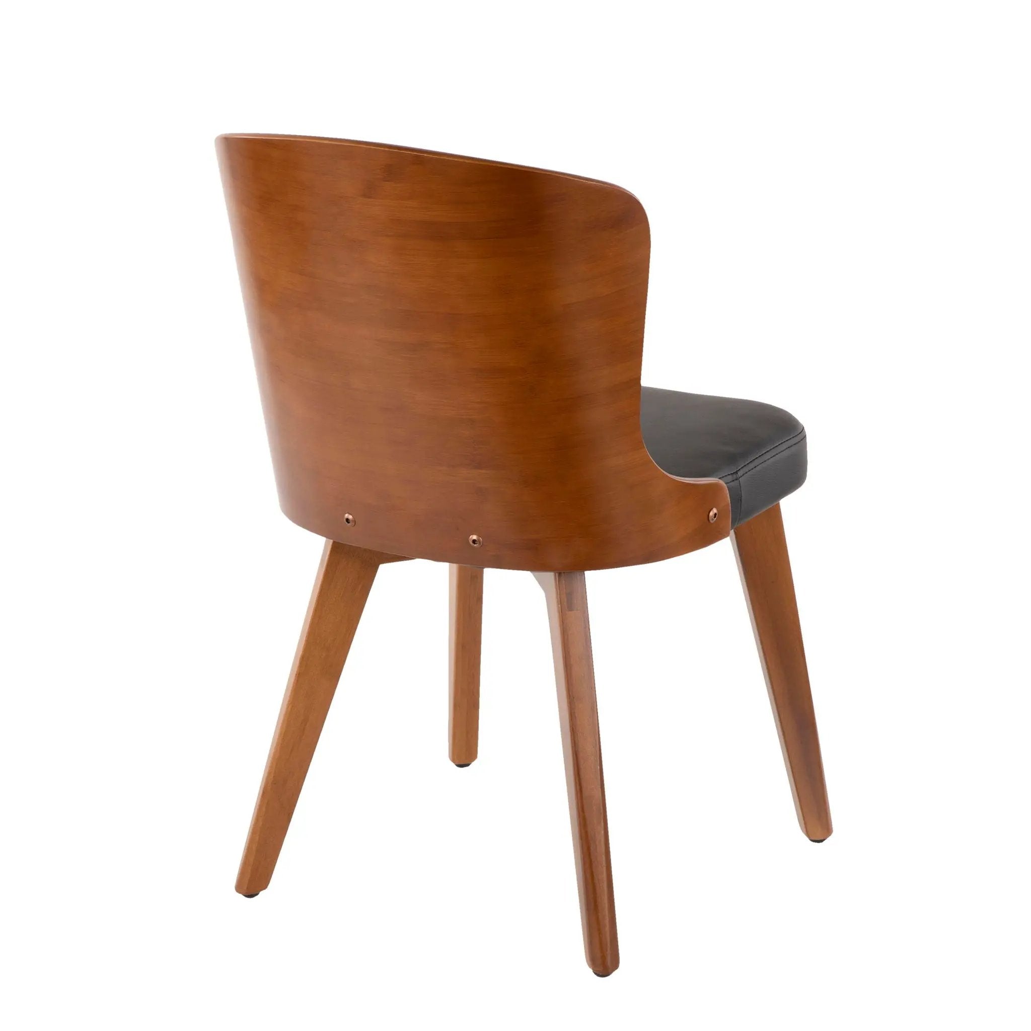 Bocello - Mid-Century Chair - Walnut / Black by Unique Piece Furniture