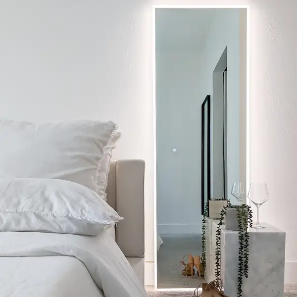 Zeek 65x22 LED Lighted Full Length Wall Mirror For Bedroom MA2265 by ZEEK