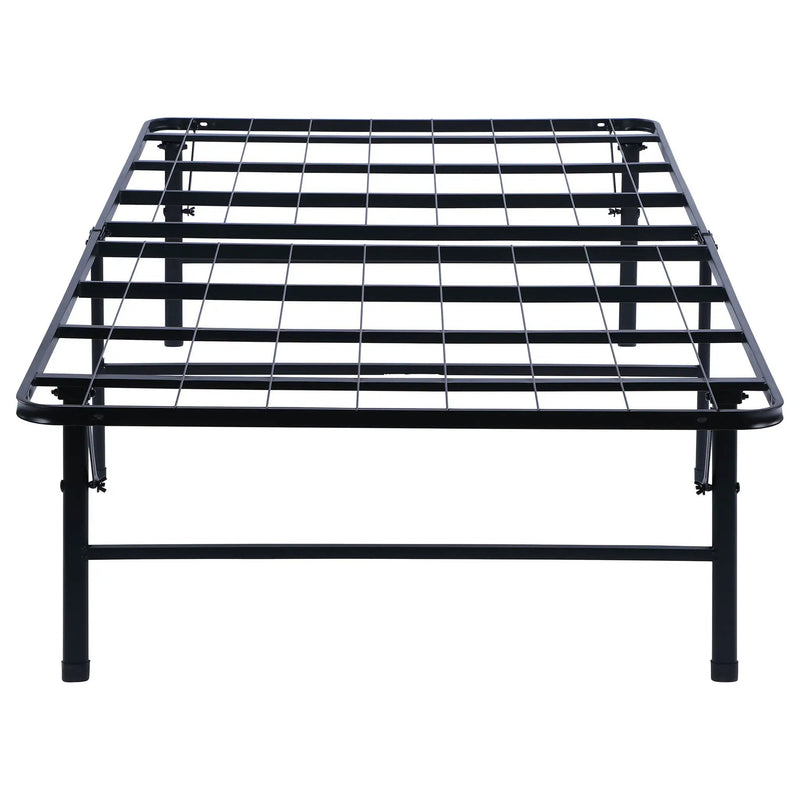 Mabel Metal Twin Mattress Support Platform Bed Black by Unique Piece Furniture