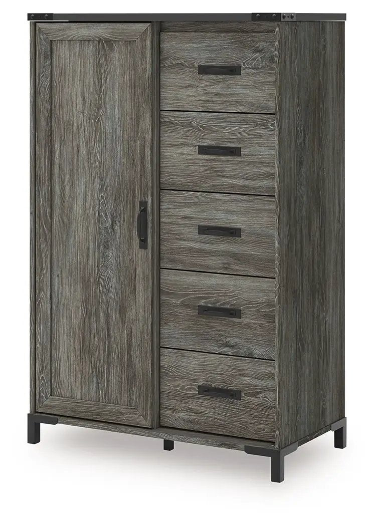Frandern - Bookcase Panel Bedroom Set With Storage by Unique Piece Furniture